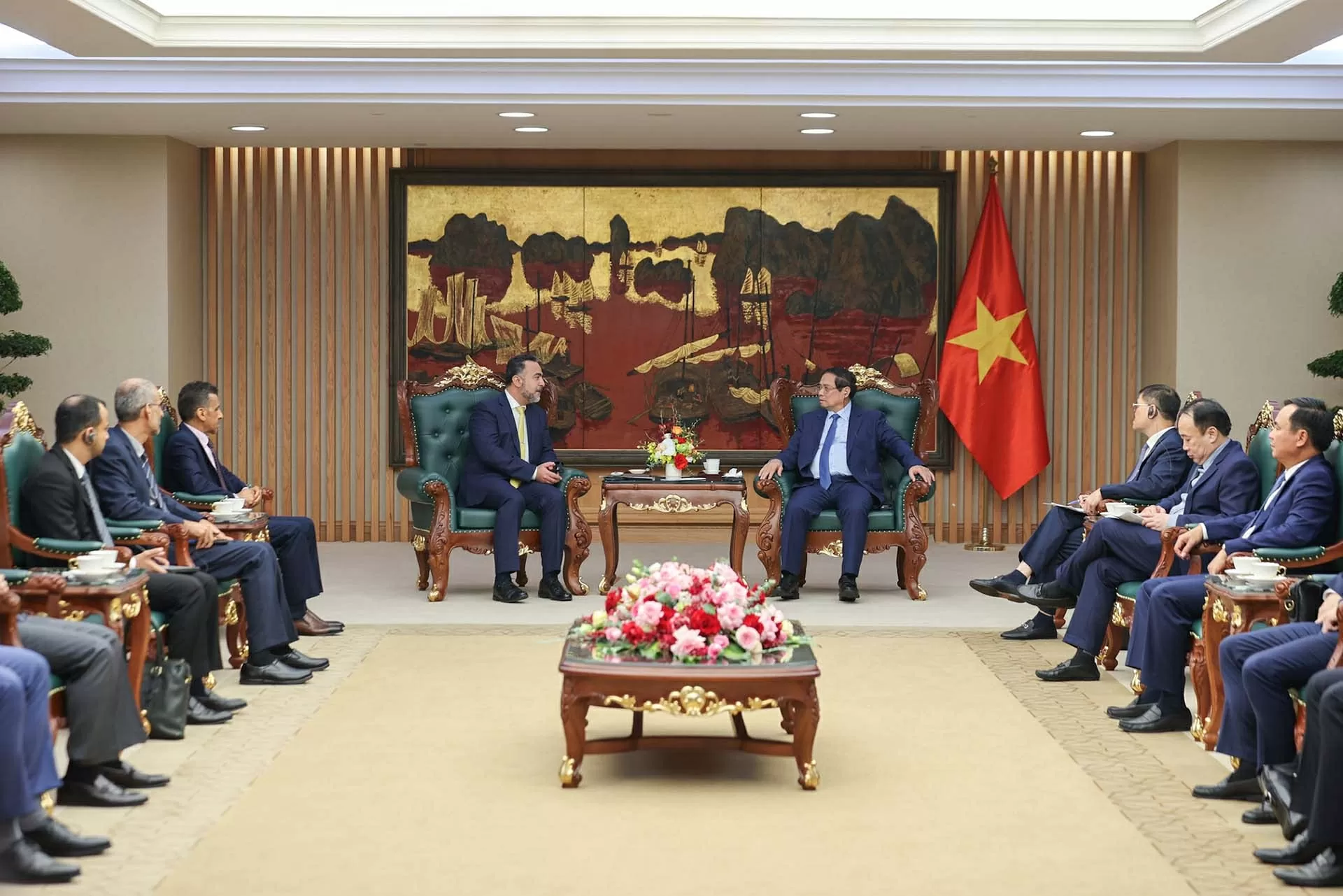 Thủ tướng đề nghị Oman mở rộng, nâng quy mô Quỹ Đầu tư Việt Nam-Oman lên mức 1 tỷ USD Thủ tướng đề nghị Oman mở rộng, nâng quy mô Quỹ Đầu tư Việt Nam-Oman lên mức 1 tỷ USD