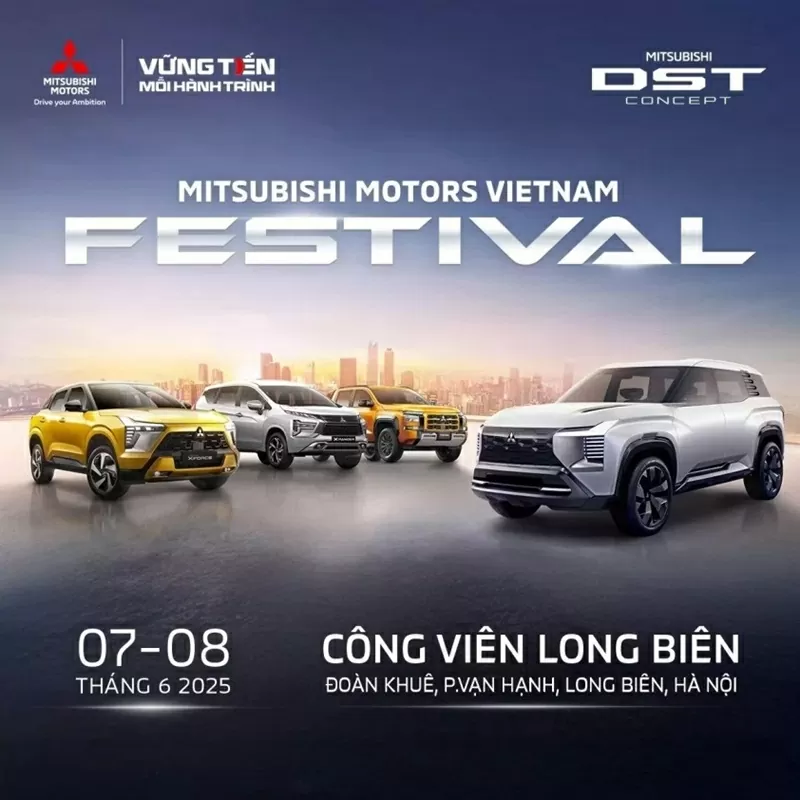 Mitsubishi DST Concept sẽ ra mắt tại sự kiện Mitsubishi Motors Việt Nam Festival 2025 