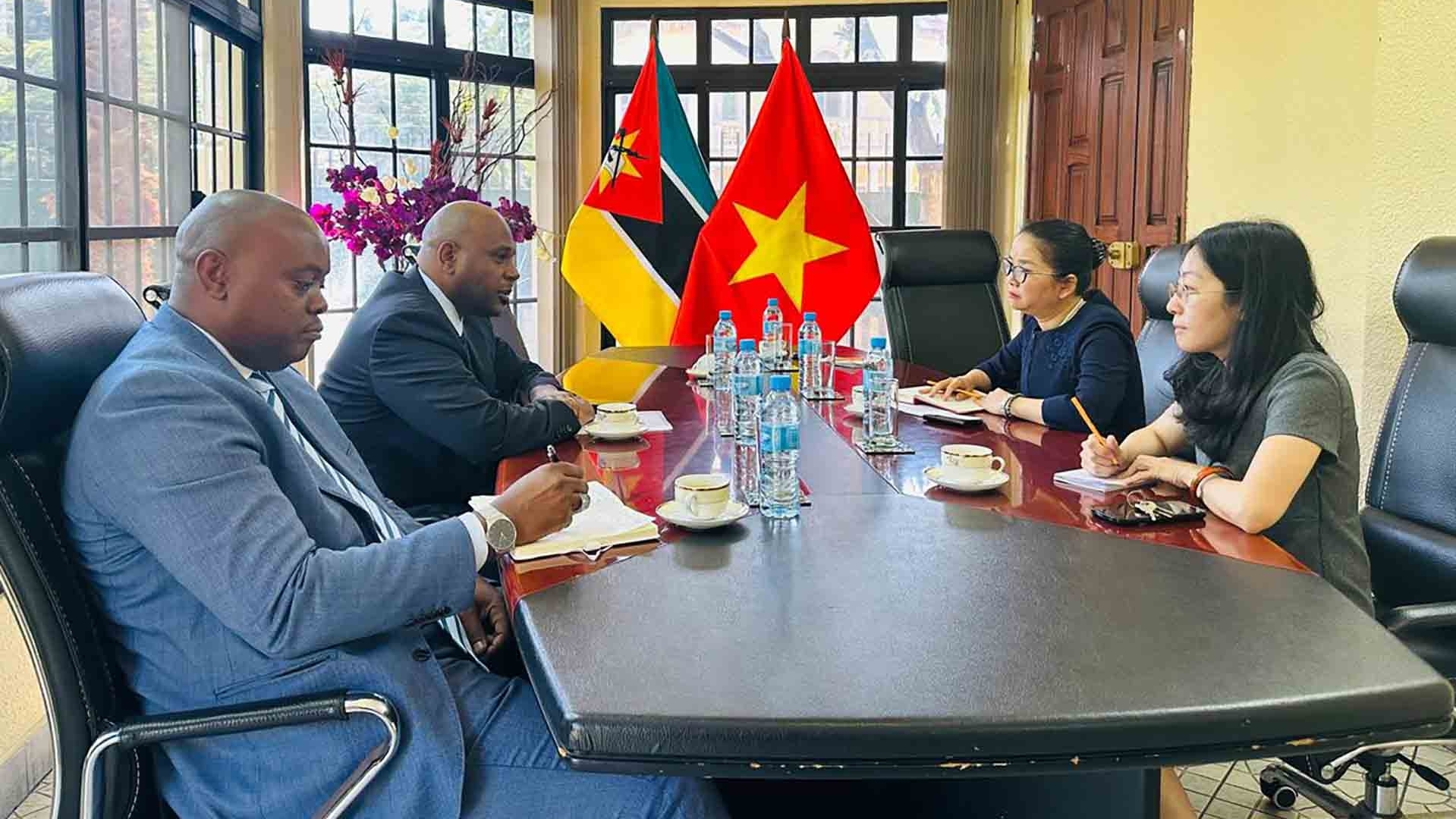 Nhiều doanh nghiệp Việt Nam quan tâm và mong muốn tìm kiếm cơ hội hợp tác với các đối tác thương mại của Mozambique