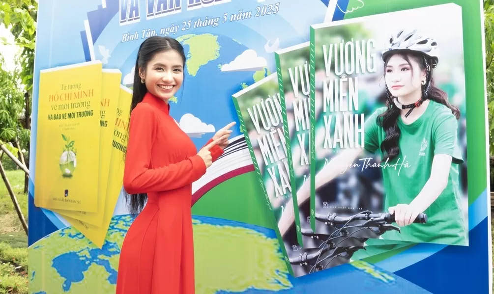 Hoa hậu Môi trường thế giới Nguyễn Thanh Hà tham gia lễ phát động Tết trồng cây đời đời nhớ ơn Bác Hồ Hoa hậu Môi trường thế giới Nguyễn Thanh Hà tham gia lễ phát động Tết trồng cây đời đời nhớ ơn Bác Hồ