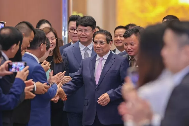 Thủ tướng Chính phủ Phạm Minh Chính đến dự và chủ trì Tọa đàm với doanh nghiệp, hiệp hội doanh nghiệp để thực hiện hiệu quả Nghị quyết 68-NQ/TW của Bộ Chính trị về phát triển kinh tế tư nhân - Ảnh: VGP/Nhật Bắc Thủ tướng Chính phủ Phạm Minh Chính đến dự và chủ trì Tọa đàm với doanh nghiệp, hiệp hội doanh nghiệp để thực hiện hiệu quả Nghị quyết 68-NQ/TW của Bộ Chính trị về phát triển kinh tế tư nhân - Ảnh: VGP/Nhật Bắc