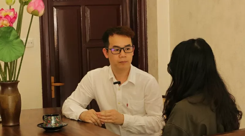 Anh Ngô Văn Tài (Founder) chia sẻ về định hướng sắp tới của Dine With Locals (Ảnh: Mỹ  Hạnh)