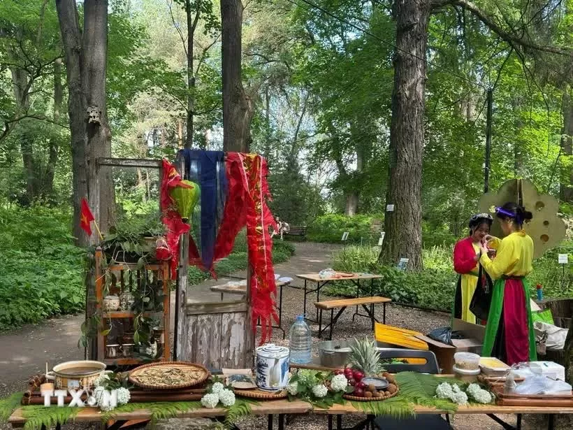 Trải nghiệm Tết Đoan ngọ tại Vườn thực vật ở nước Nga