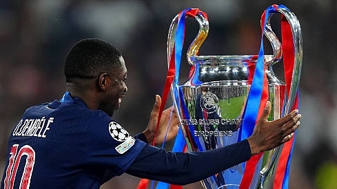 Được UEFA vinh danh, Dembele sáng cửa giành Qủa bóng vàng