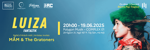 Cơ hội hòa mình vào không gian âm nhạc tuyệt vời cùng nữ nghệ sĩ trẻ người Pháp gốc Brazil Luiza