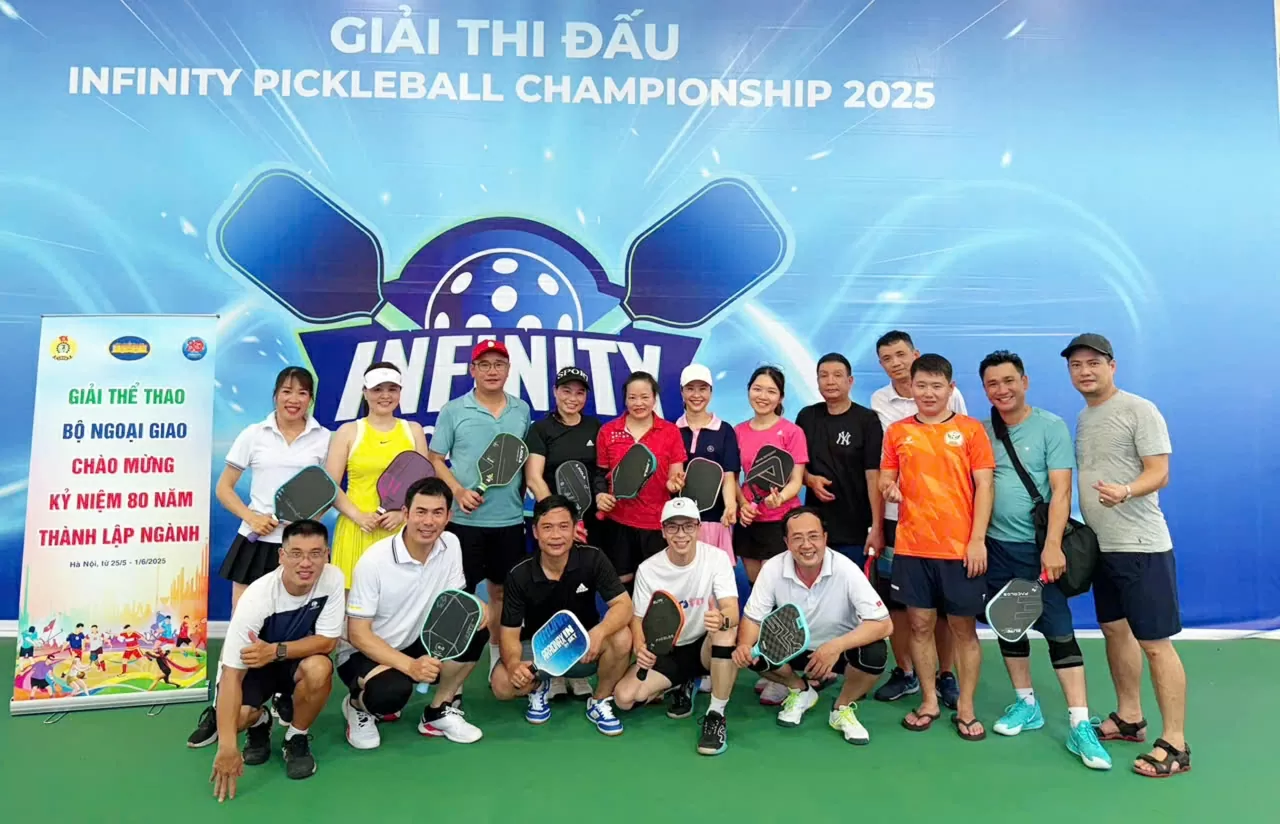 Điểm khác biệt so với mọi năm là Giải thể thao năm nay có sự xuất hiện của bộ môn pickleball.