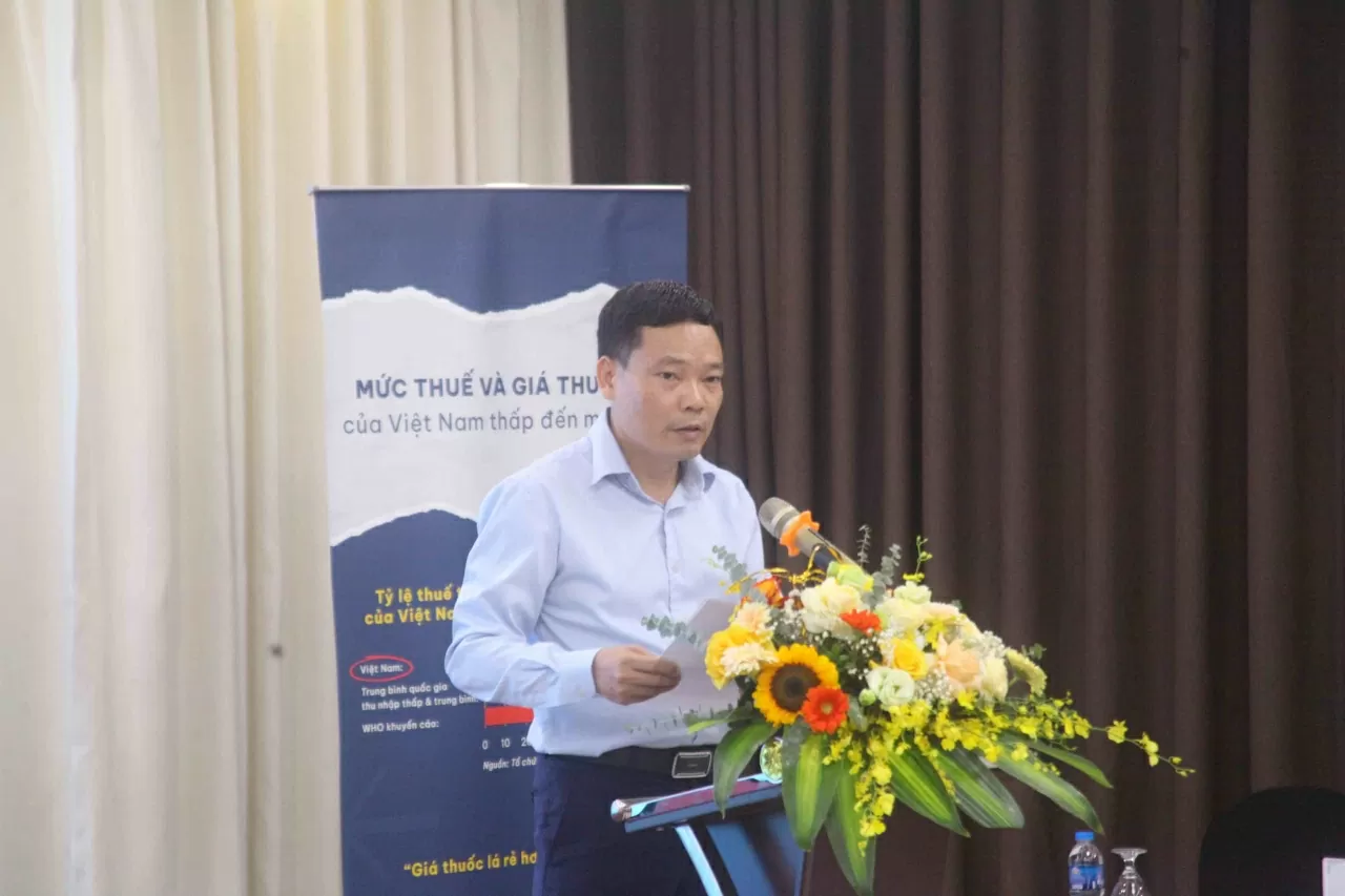 Ông Đặng Khắc Lợi, Phó Cục trưởng Cục Báo chí phát biểu khai mạc hội thảo. (Ảnh: Việt Hoàng)