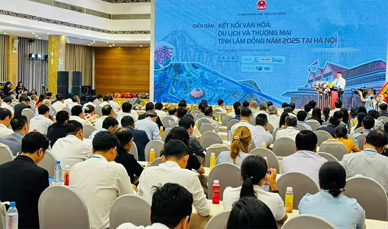 Diễn đàn Kết nối “Văn hóa - Du lịch - Thương mại” năm 2025 nằm trong chuỗi các sự kiện Ngày văn hóa Lâm Đồng tại Hà Nội
