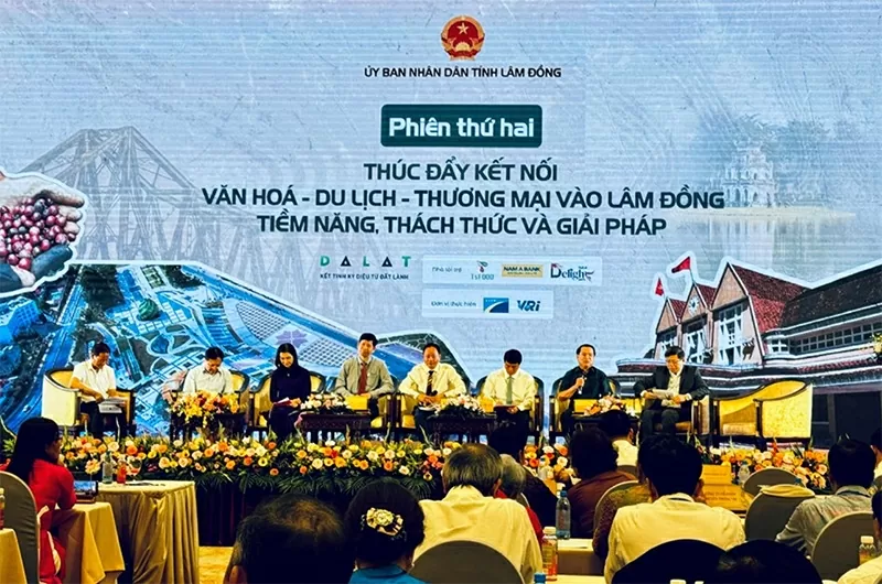 Phiên thảo luận thứ 2 Diễn đàn Kết nối 'Văn hóa - Du lịch - Thương mại' Lâm Đồng năm 2025: Kết nối tầm nhìn, kiến tạo tương lai hậu sáp nhập