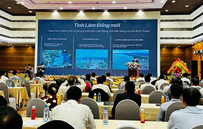 Nhiều đại biểu, diễn giả đặt kỳ vọng vào sự phát triển đột phá của Lâm Đồng sau sáp nhập tỉnh