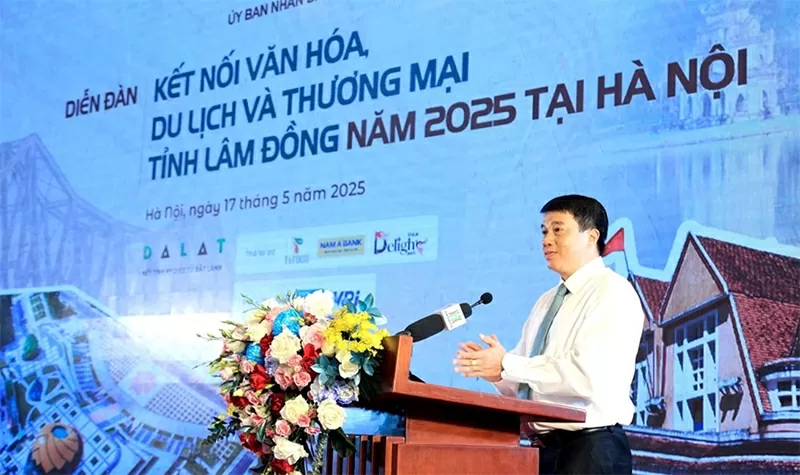 Bí thư Tỉnh ủy Lâm Đồng Y Thanh Hà Niê Kđăm phát biểu khai mạc Diễn đàn