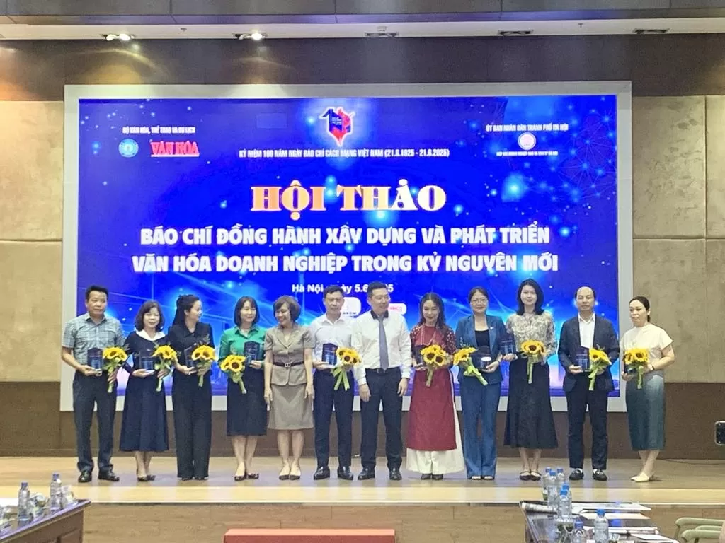 Diễn đàn truyền cảm hứng về các giá trị văn hóa doanh nghiệp Báo chí đồng hành xây dựng và phát triển văn hóa doanh nghiệp trong kỷ nguyên mới