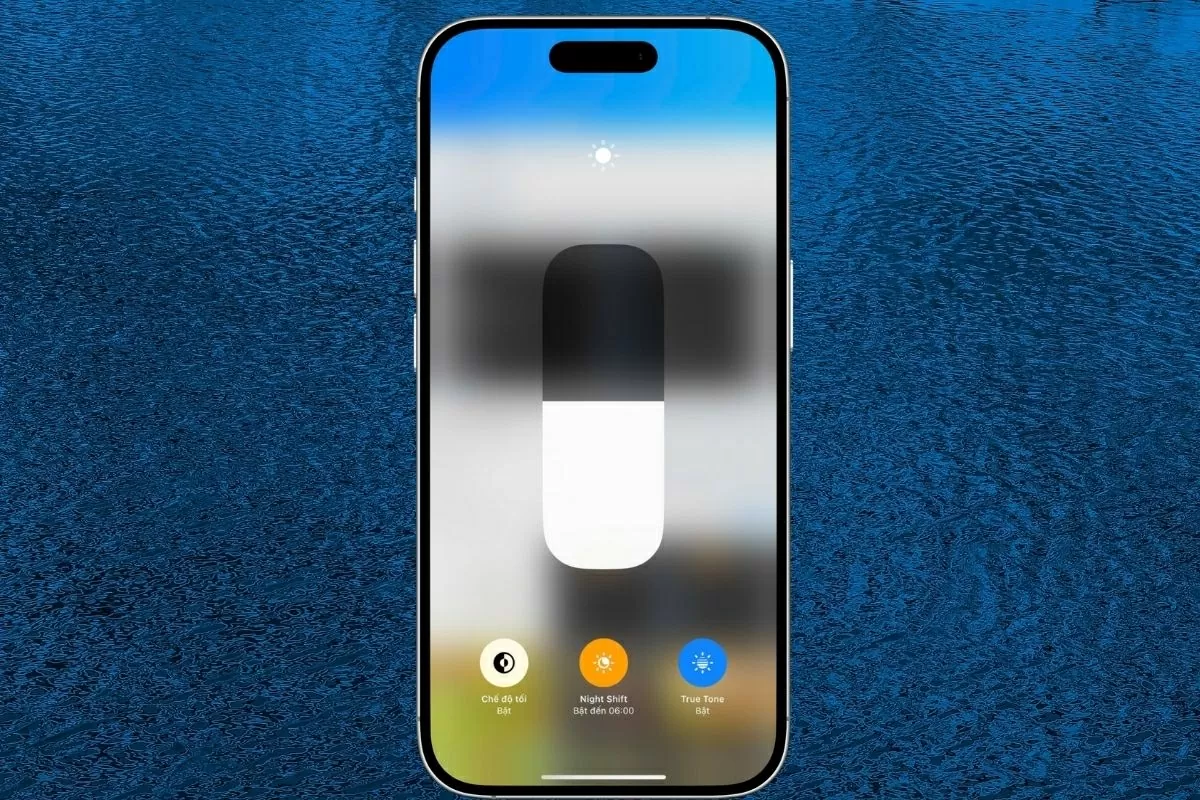 Điều chỉnh độ sáng và sử dụng True Tone để hạn chế bóng mờ.