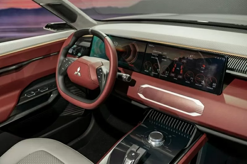 Khoang nội thất của Mitsubishi DST Concept được thiết kế theo hướng cao cấp Khoang nội thất của Mitsubishi DST Concept được thiết kế theo hướng cao cấp