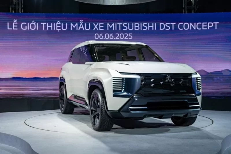 Ngoại hình của Mitsubishi DST Concept mới mẻ với phong cách thiết kế độc đáo