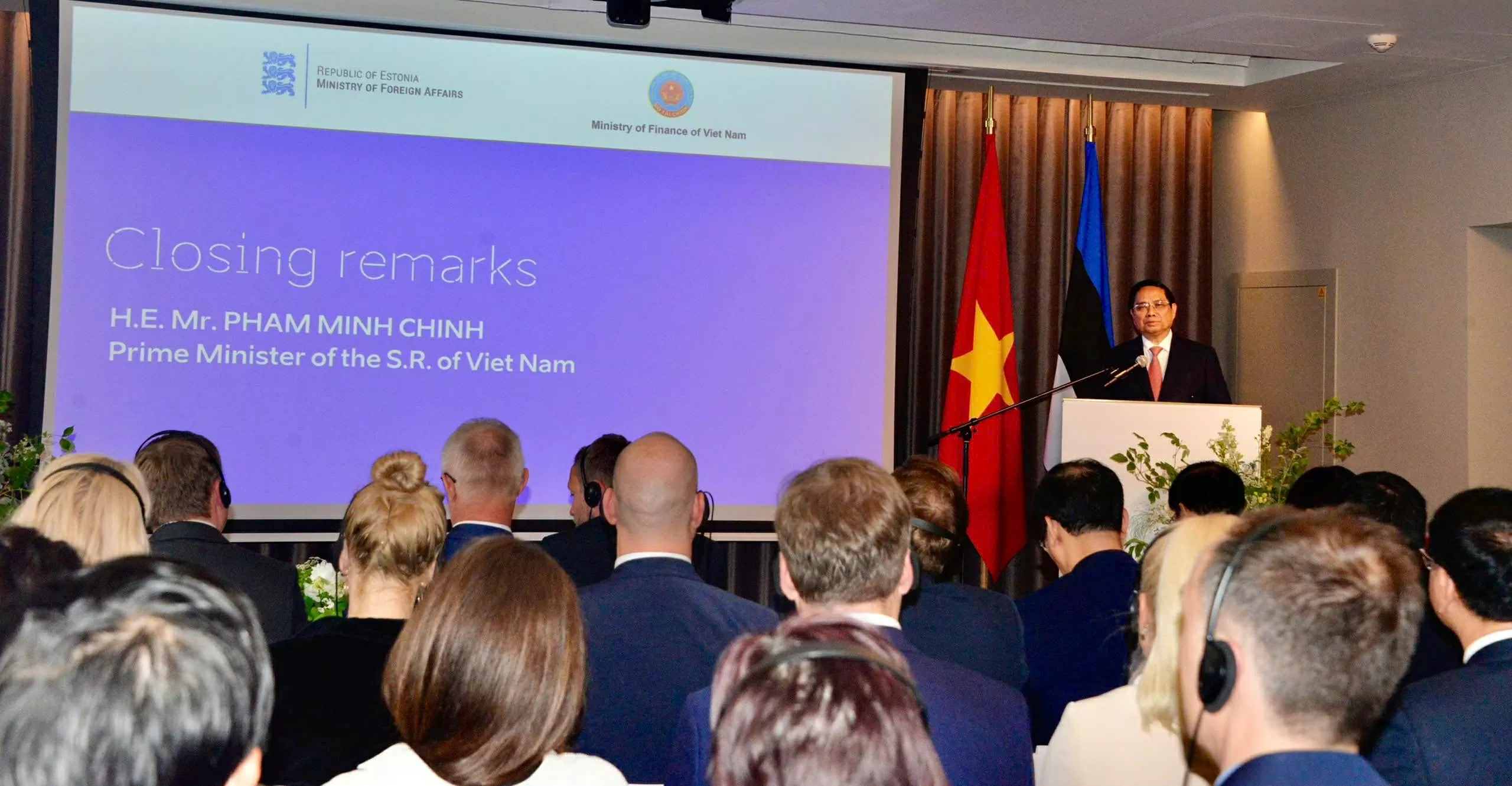 Thủ tướng Phạm Minh Chính thăm Estonia Thủ tướng Phạm Minh Chính thăm Estonia