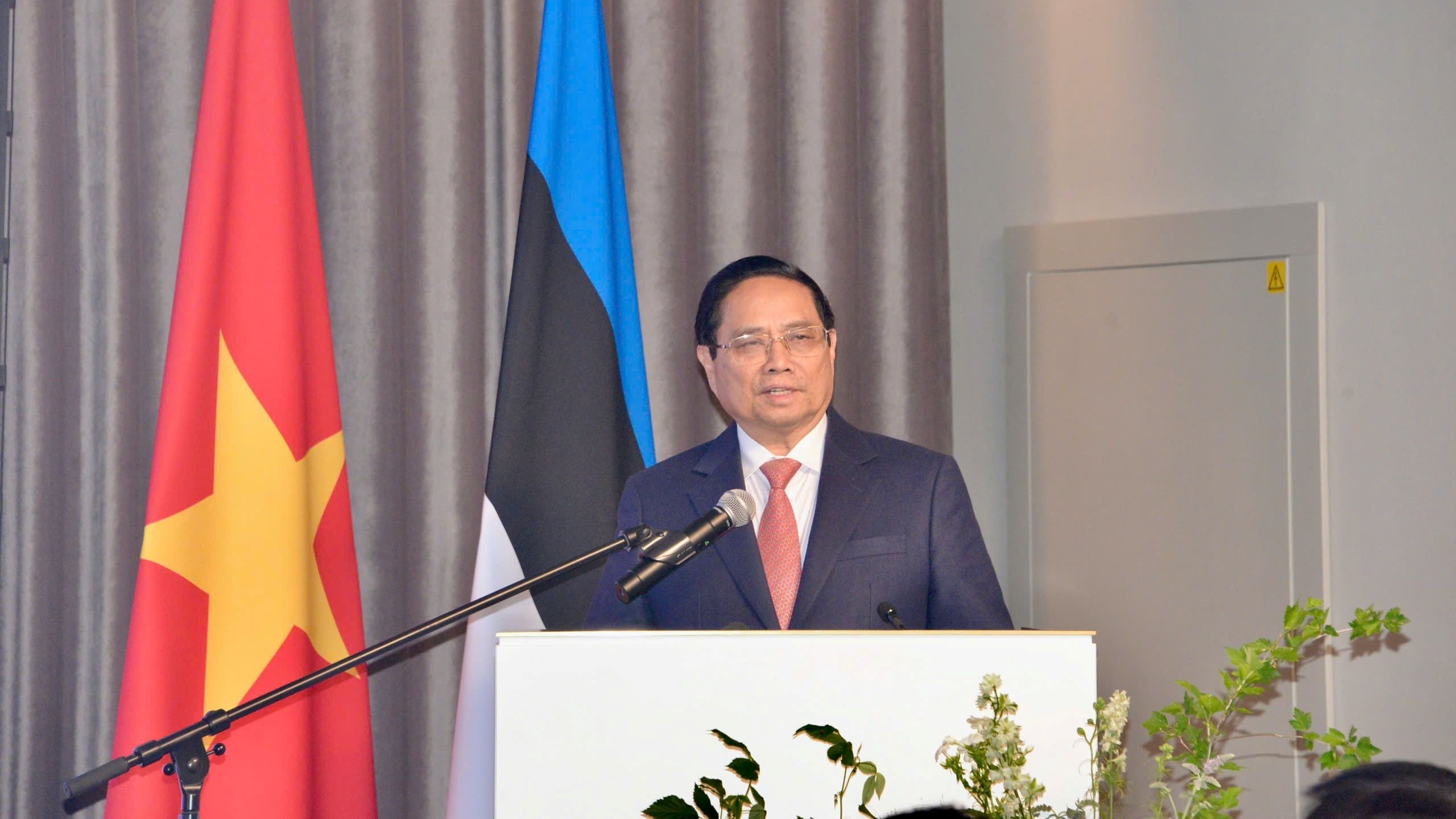 thu tuong pham minh chinh viet nam la cau noi cho cac doanh nghiep estonia vao asean