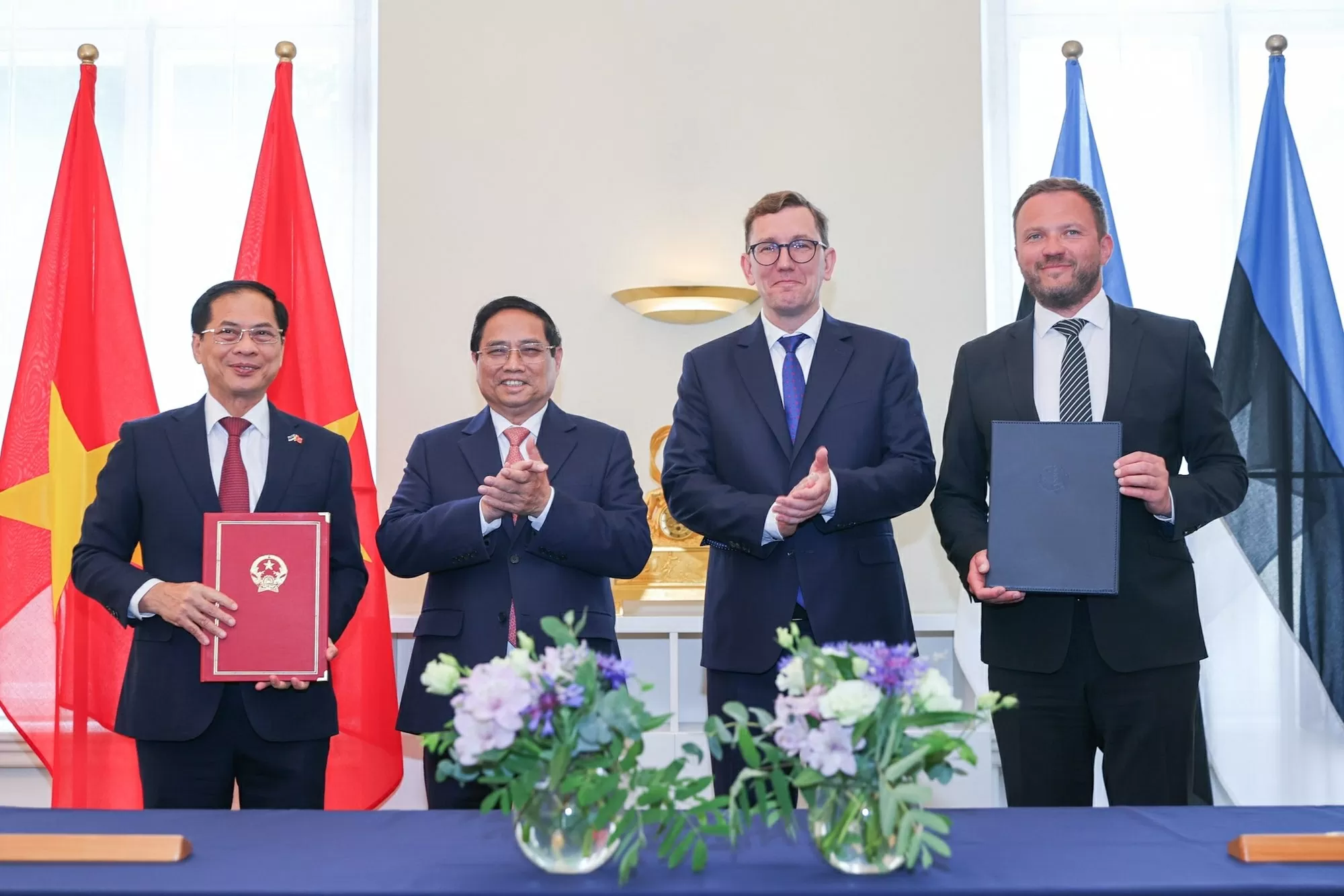 Những hình ảnh của Thủ tướng Phạm Minh Chính và Phu nhân tại Estonia