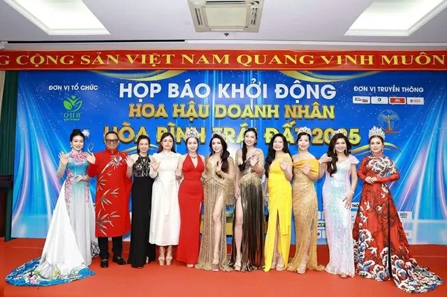 Khởi động cuộc thi Hoa hậu Doanh nhân hòa bình Trái đất 2025