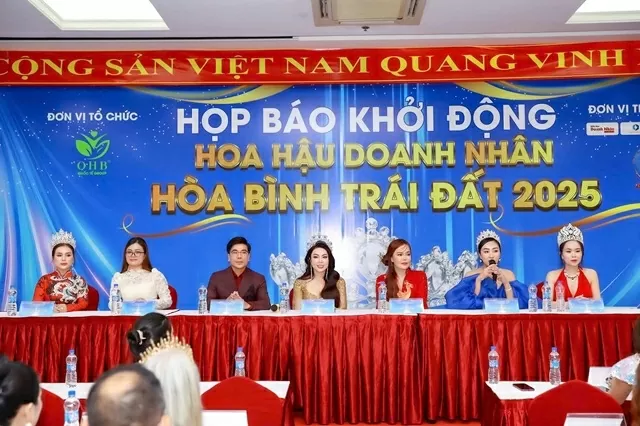 Khởi động cuộc thi Hoa hậu Doanh nhân hòa bình Trái đất 2025