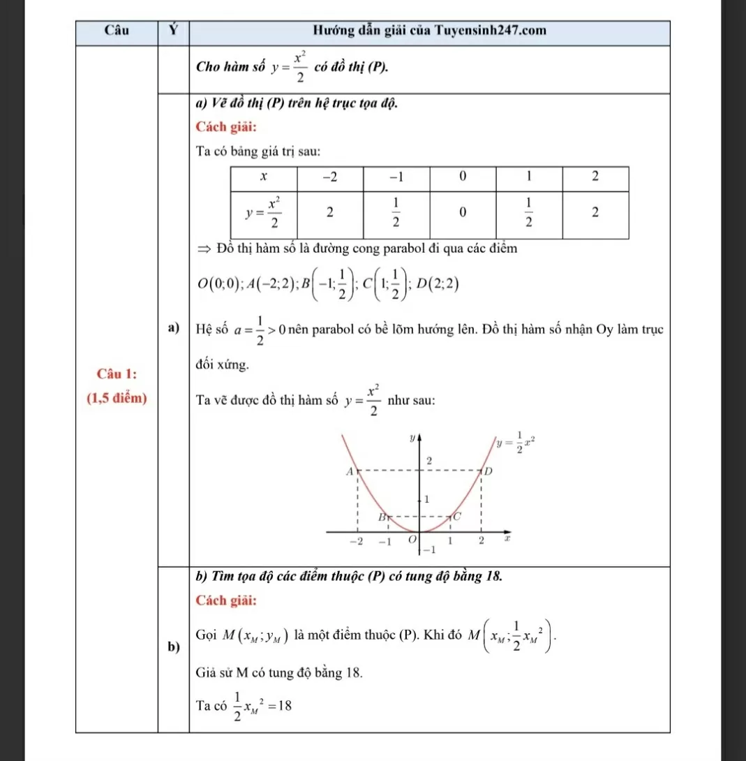 Đáp án và đề thi môn Toán vào lớp 10 tại TP. Hồ Chí Minh năm 2025
