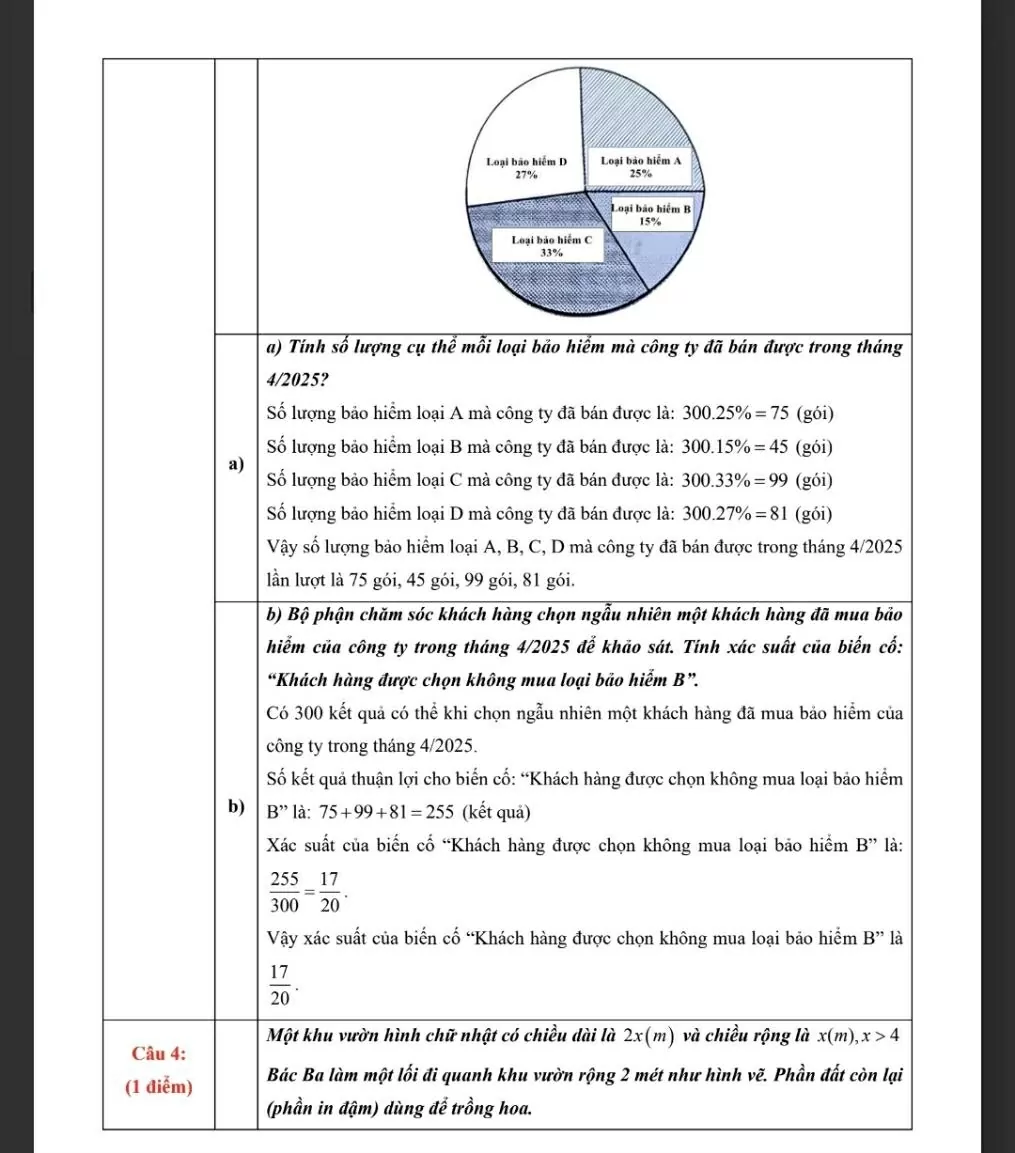Đáp án và đề thi môn Toán vào lớp 10 tại TP. Hồ Chí Minh năm 2025 Đáp án và đề thi môn Toán vào lớp 10 tại TP. Hồ Chí Minh năm 2025