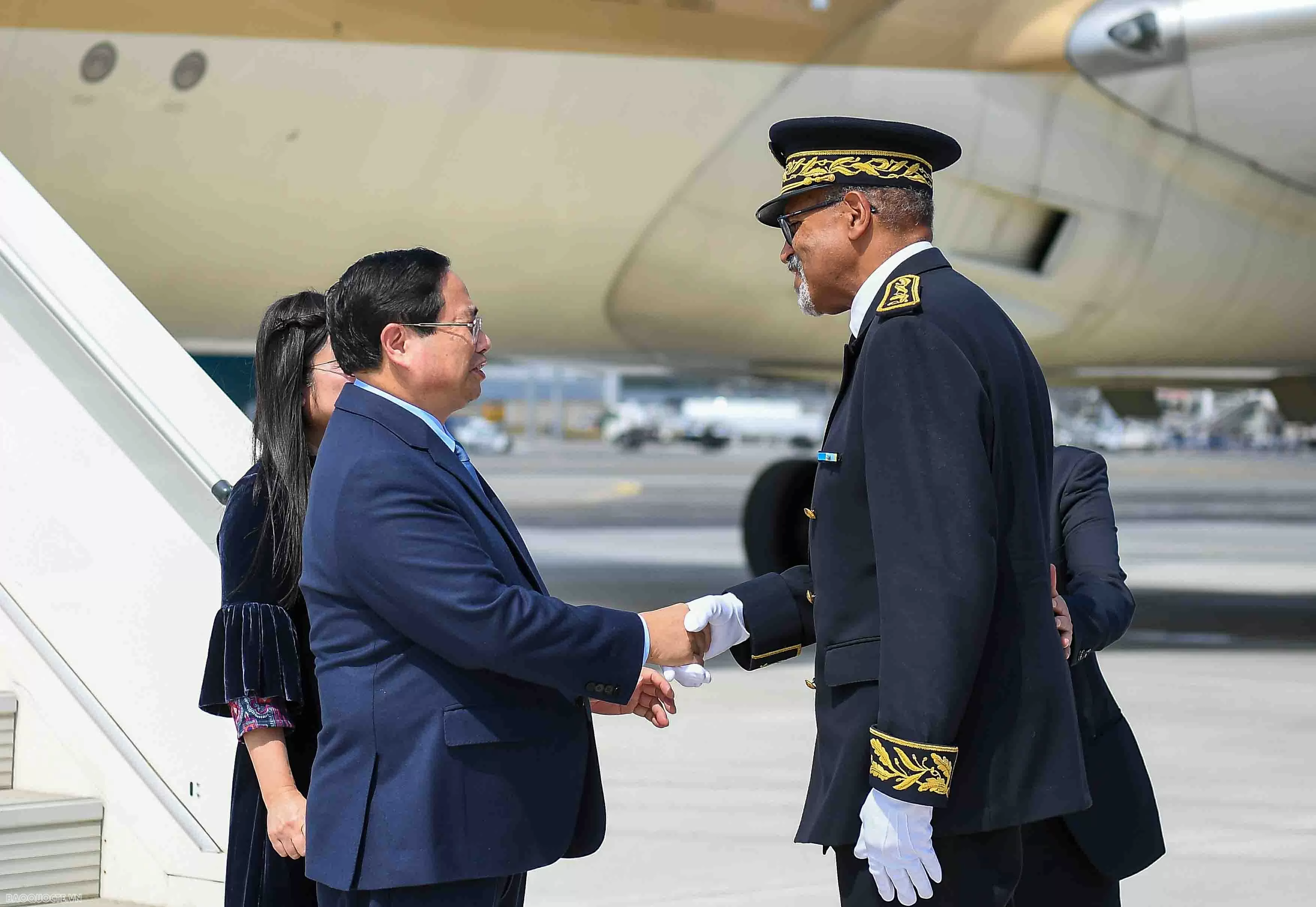 Thủ tướng Phạm Minh Chính và Phu nhân đến Nice, bắt đầu chuyến công tác tại Pháp Thủ tướng Phạm Minh Chính và Phu nhân đến Nice, bắt đầu chuyến công tác tại Pháp