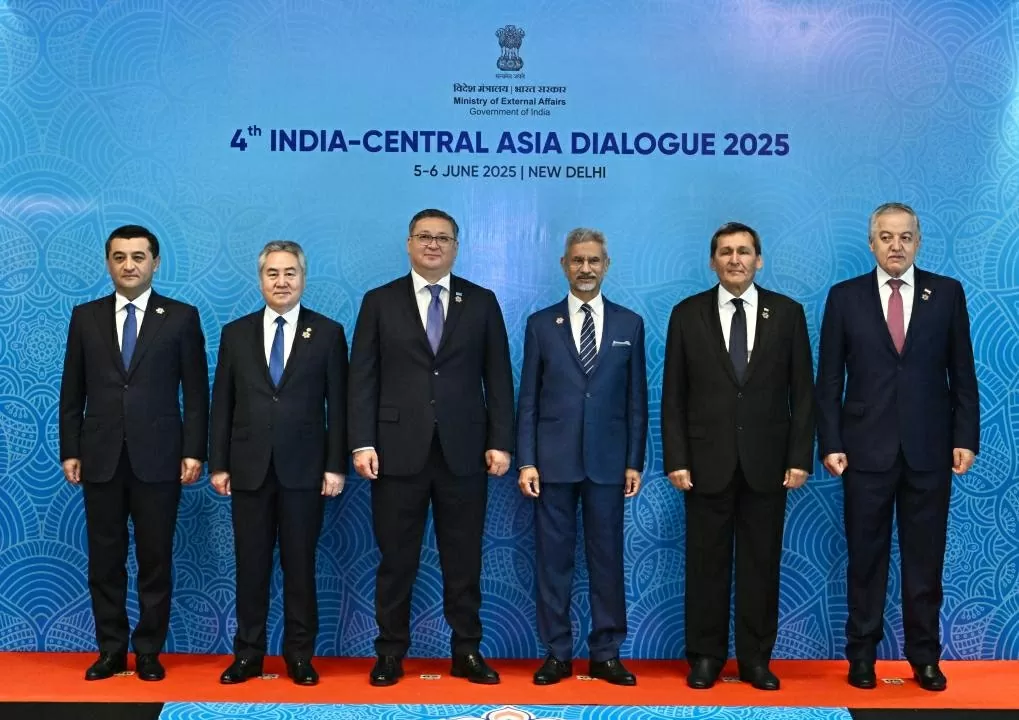 Các Ngoại trưởng tham dự Đối thoại Trung Á-Ấn Độ lần thứ tư tại New Delhi, ngày 6/6/2025. (Nguồn: Bộ Ngoại giao Kazakhstan)