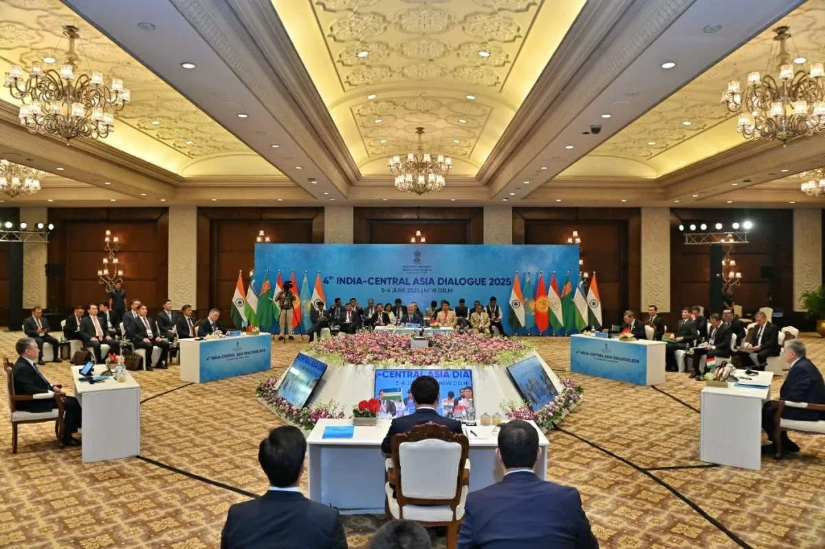 Đối thoại Ấn Độ-Trung Á lần thứ tư tại thủ đô New Delhi, ngày 5-6/6/2025. (Nguồn: Bộ Ngoại giao Tajikistan)