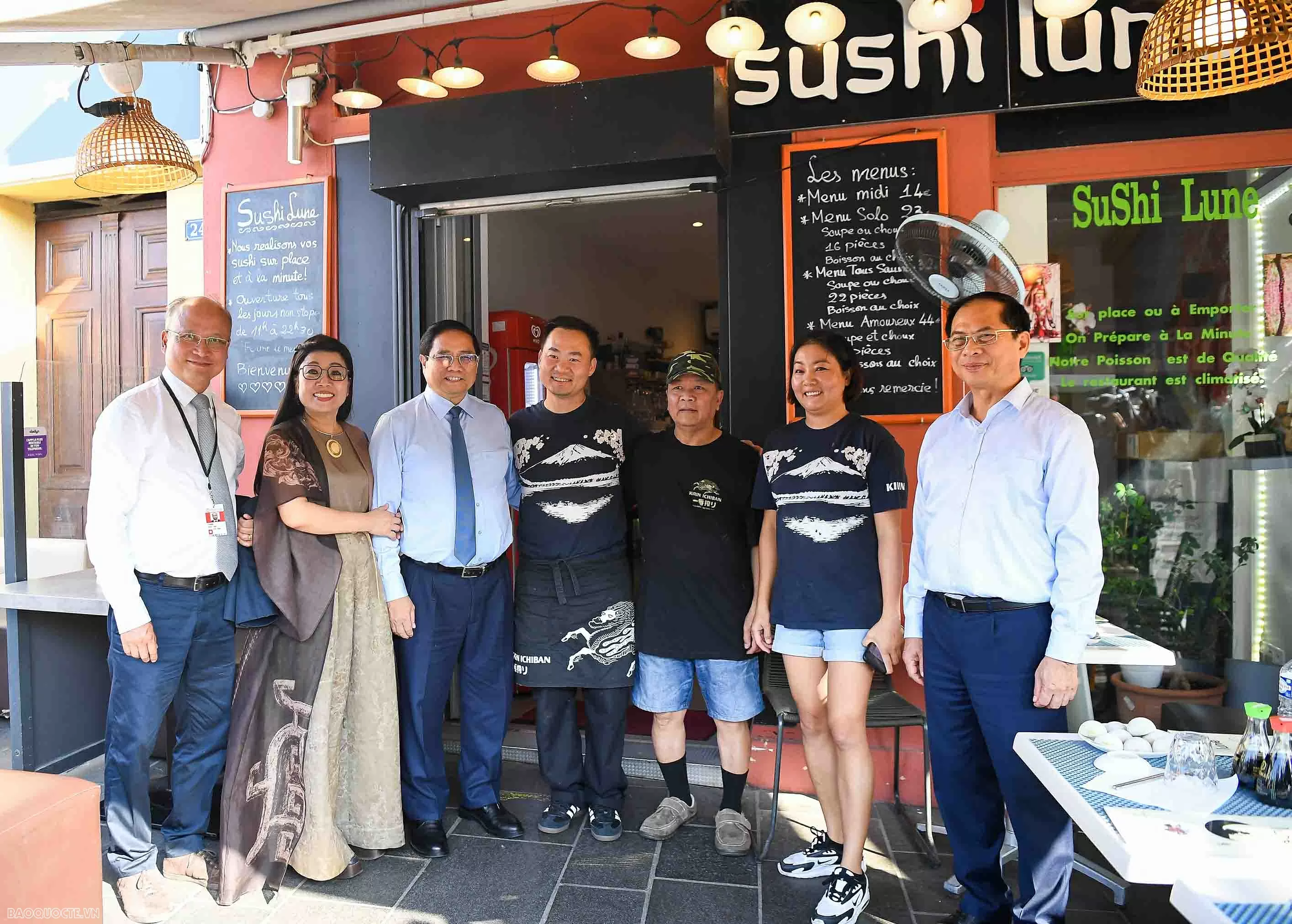 Thủ tướng Phạm Minh Chính gặp gỡ bà con người Việt tại Nice, Pháp