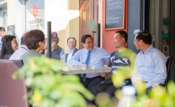 Thủ tướng Phạm Minh Chính gặp gỡ bà con người Việt tại Nice, Pháp