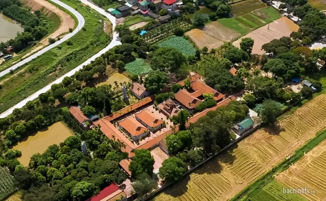 Toàn cảnh chùa Bút Tháp. (Nguồn: Bacninhtv) Toàn cảnh chùa Bút Tháp. (Nguồn: Bacninhtv)