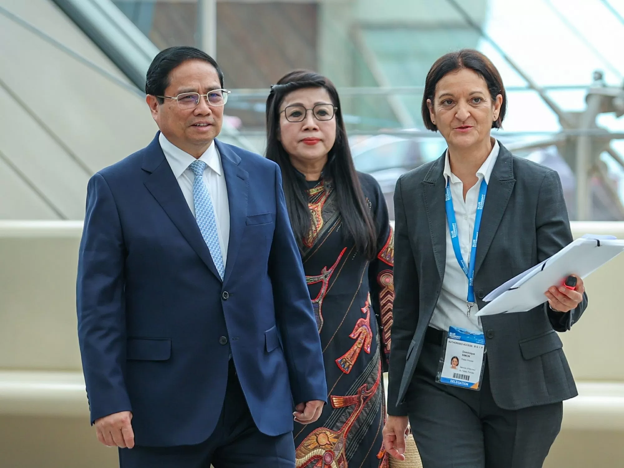 Thủ tướng Phạm Minh Chính và Phu nhân dự lễ đón chính thức các Trưởng đoàn dự Hội nghị UNOC 3 Thủ tướng Phạm Minh Chính và Phu nhân dự lễ đón chính thức các Trưởng đoàn dự Hội nghị UNOC 3