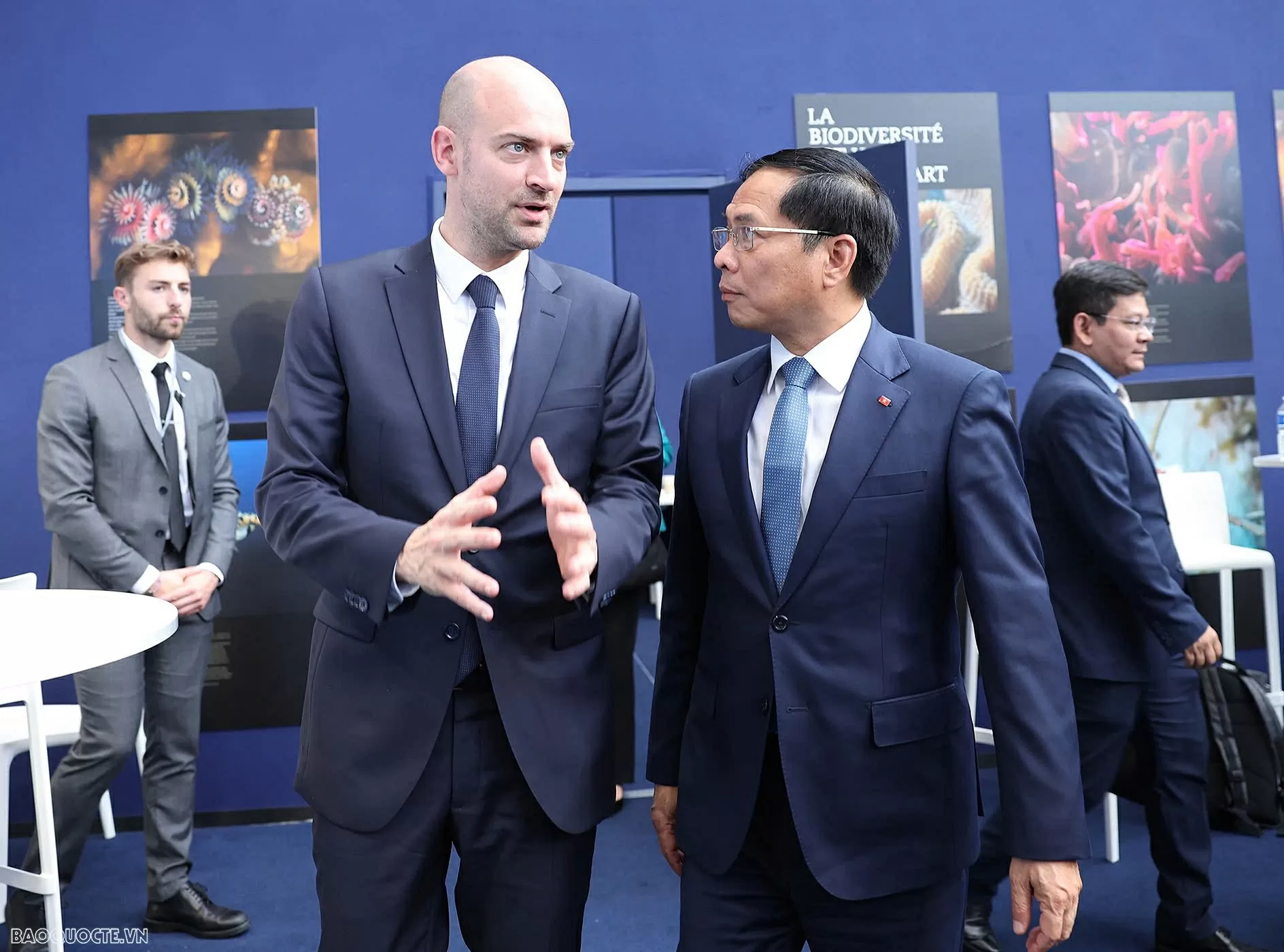 Bộ trưởng Ngoại giao Pháp cảm ơn Việt Nam ủng hộ và tham gia tích cực vào Hội nghị UNOC 3 Bộ trưởng Ngoại giao Pháp cảm ơn Việt Nam ủng hộ và tham gia tích cực vào Hội nghị UNOC 3