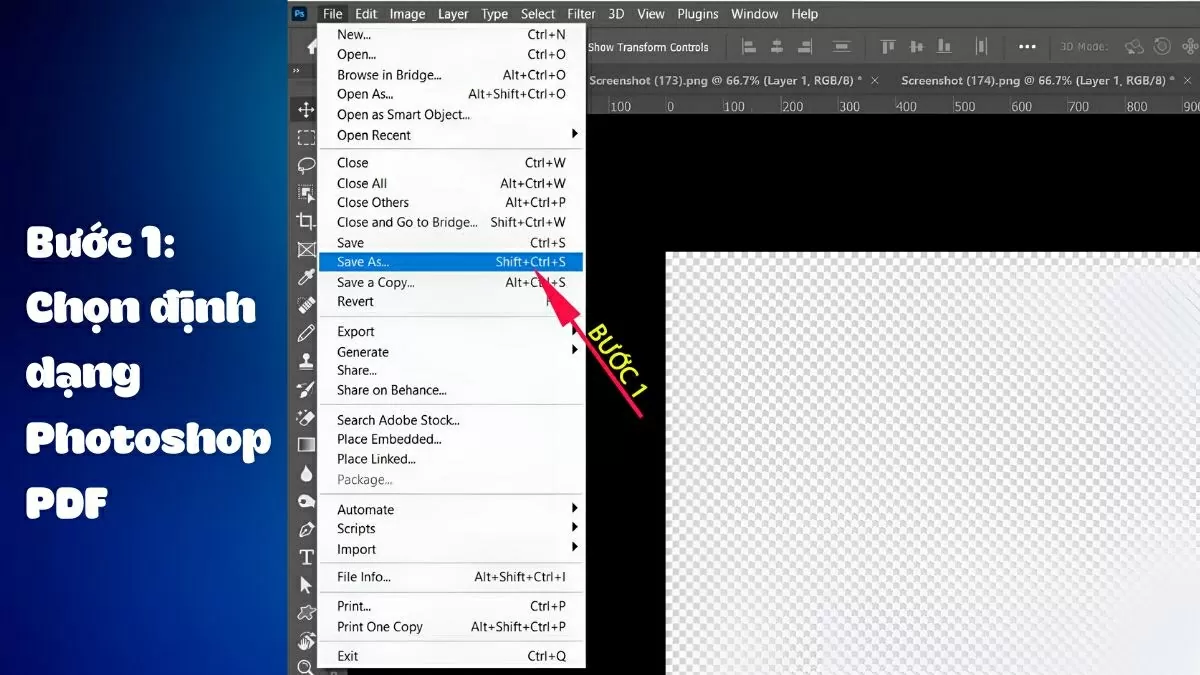 Mở thiết kế trong Photoshop. Mở thiết kế trong Photoshop.
