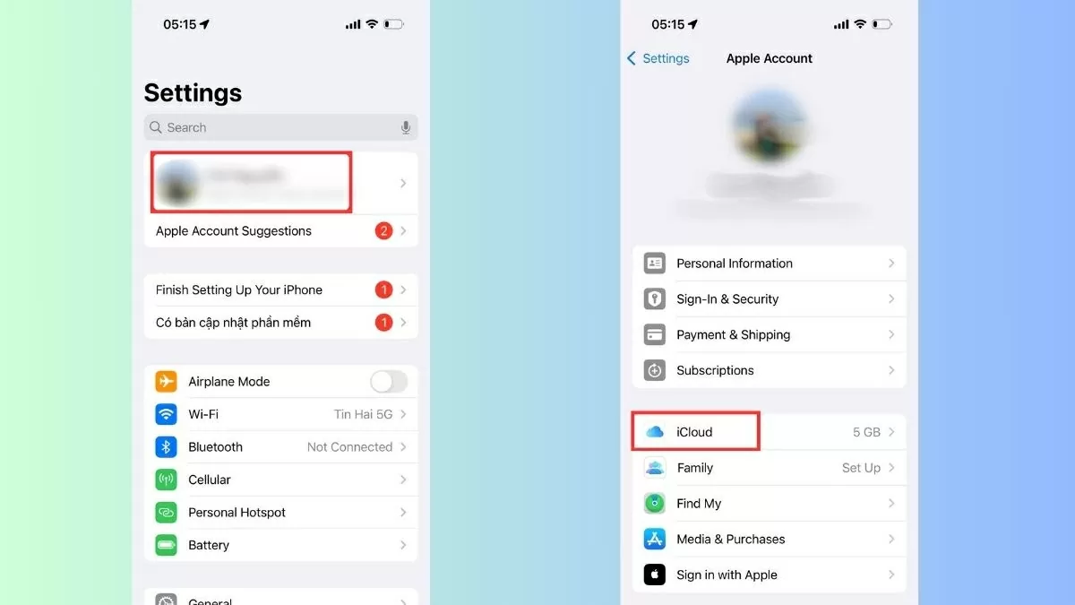 Trên iPhone, vào Cài đặt (Settings). Trên iPhone, vào Cài đặt (Settings).