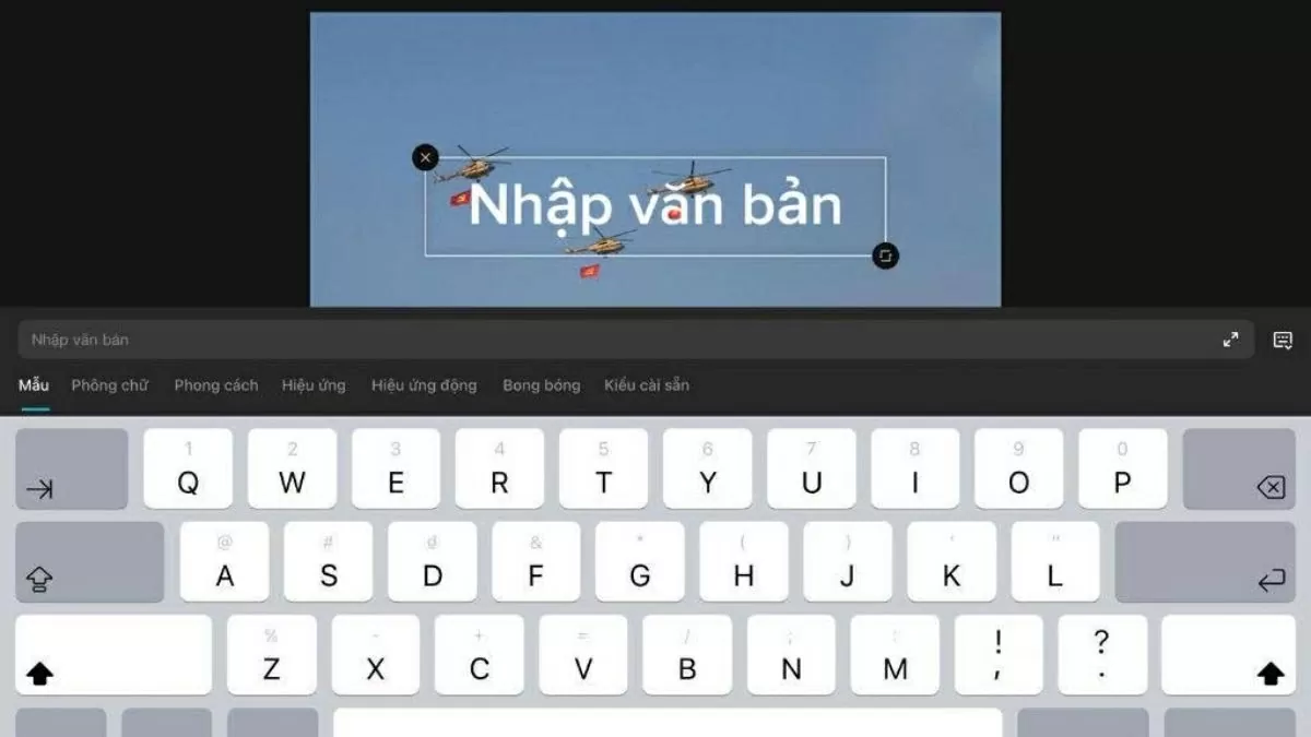 Hãy nhấn vào biểu tượng “Text”. Hãy nhấn vào biểu tượng “Text”.