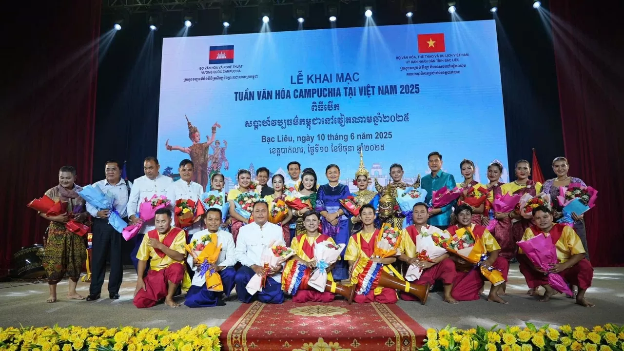 Tuần văn hóa Campuchia tại Việt Nam 2025 truyền tải thông điệp về quan hệ hữu nghị láng giềng