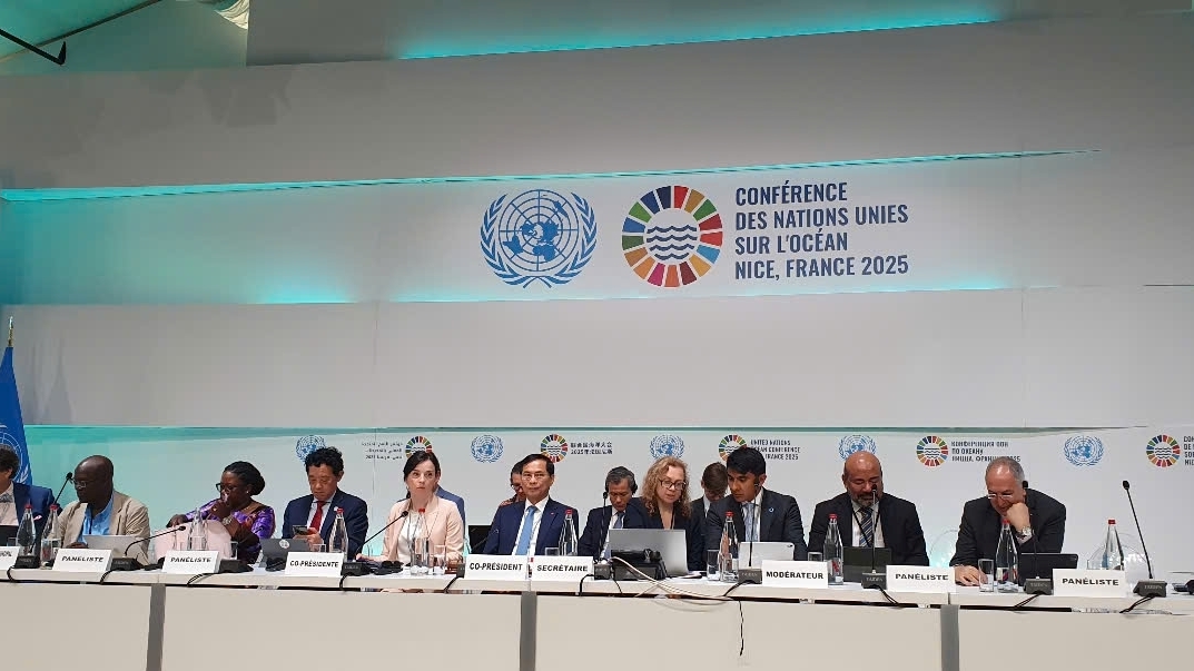 pho thu tuong bo truong ngoai giao bui thanh son dong chu tri phien thao luan tai hoi nghi lien hop quoc ve dai duong