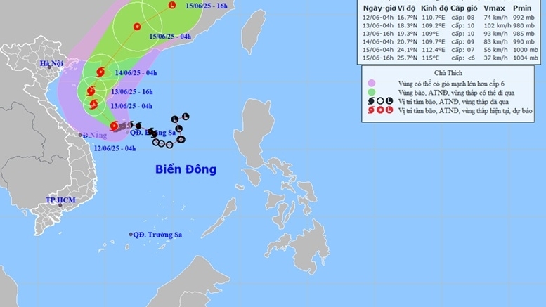 du bao bao so 1 vu ng bie n ngoa i khoi tu quang tri den quang ngai gio tam bao giat cap 13 song cao 4 6m