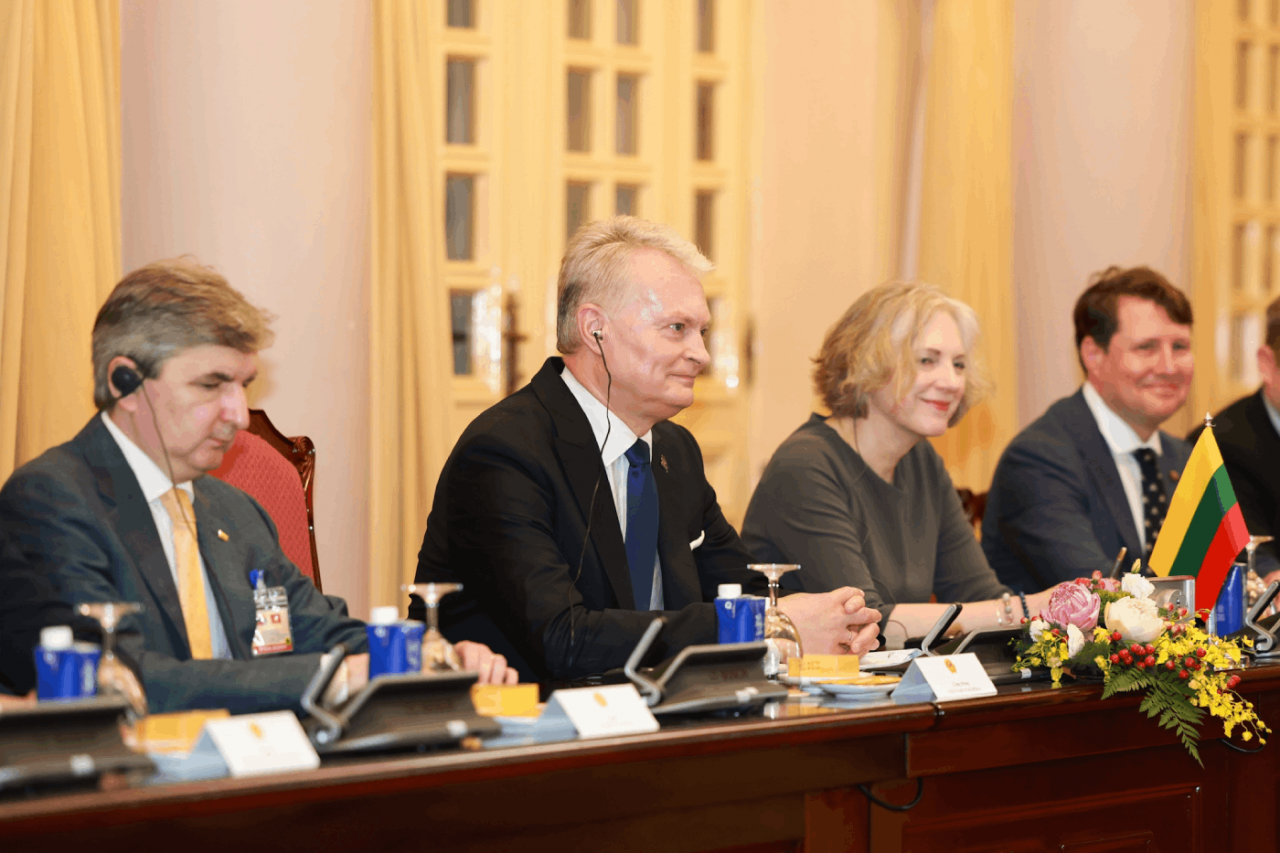 Tổng thống Lithuania Gitanas Nauseda.