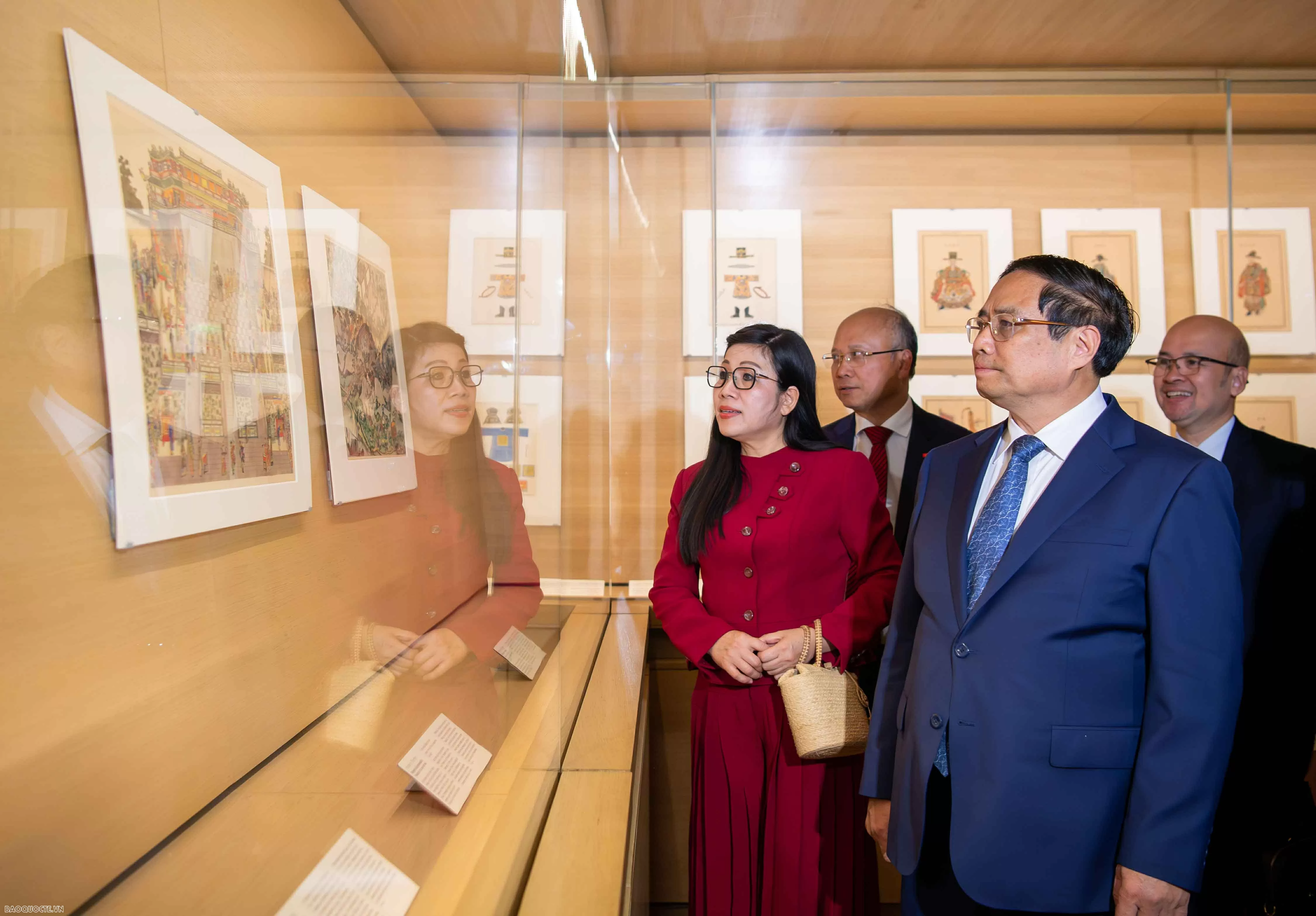Thủ tướng Phạm Minh Chính và Phu nhân thăm Bảo tàng có hơn 9.000 hiện vật văn hóa - nghệ thuật Việt Nam Thủ tướng Phạm Minh Chính: Văn hóa phản ánh mối liên hệ đa sắc màu giữa Việt Nam và Pháp