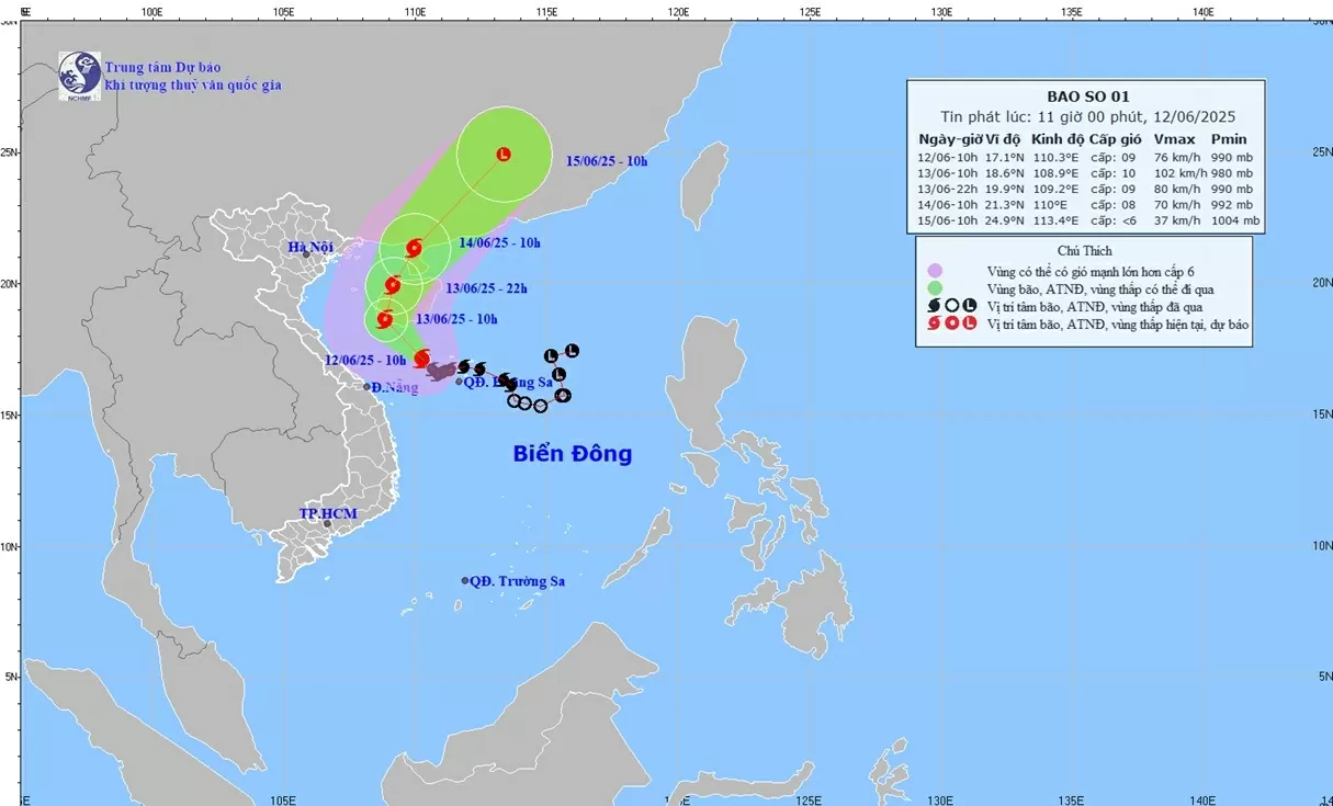 Dự báo thời tiết: Ảnh hưởng của triều cường do bão số 1, khu vực Hải Phòng-Nghệ An khả năng xuất hiện mực nước biển cao bất thường Dự báo thời tiết: Ảnh hưởng của triều cường do bão số 1, khu vực Hải Phòng-Nghệ An khả năng xuất hiện mực nước biển cao bất thường