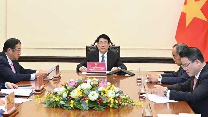 chu tich nuoc luong cuong dien dam voi tan tong thong han quoc lee jae myung