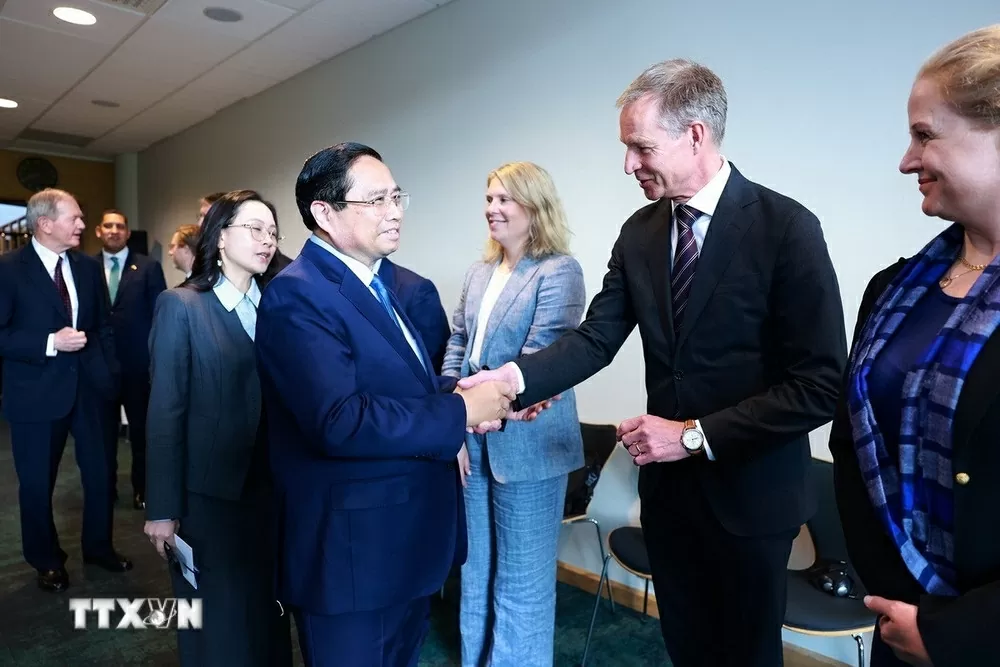 Thủ tướng Phạm Minh Chính mời các doanh nghiệp Thuỵ Điển đầu tư vào vùng sâu, vùng xa của Việt Nam