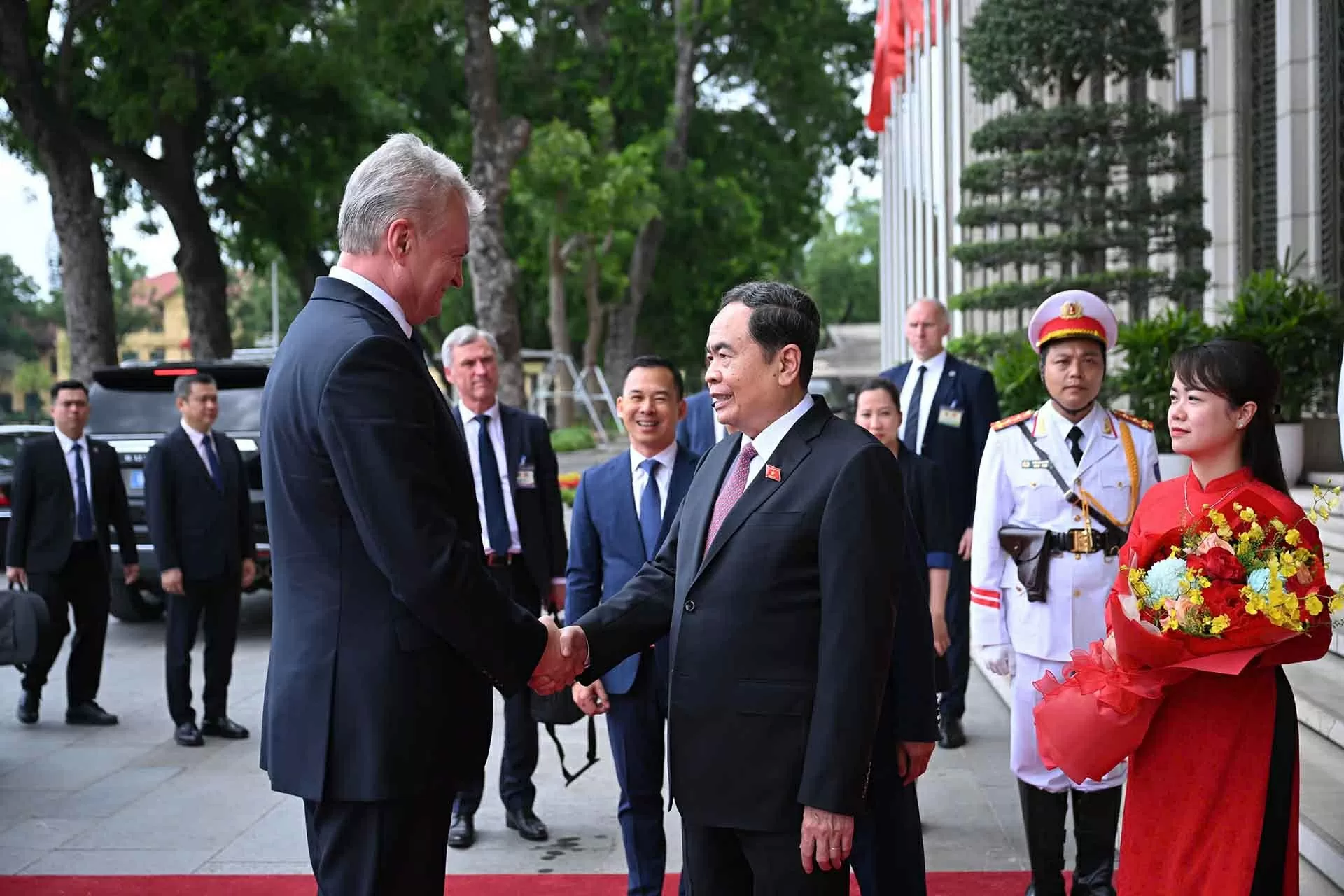 Chủ tịch Quốc hội Trần Thanh Mẫn hội kiến Tổng thống Lithuania Gitanas Nauseda