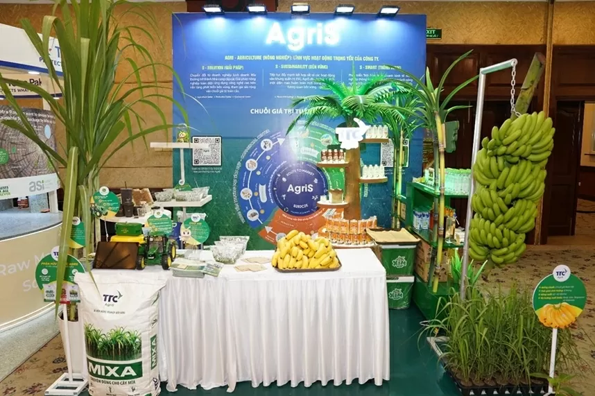 Gian hàng của AgriS tại Hội nghị thường niên của Liên minh Tái chế Bao bì Việt Nam (PRO Việt Nam) 2025.