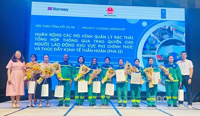 Dự án quản lý rác thải do Na Uy tài trợ tạo chuyển biến rõ nét tại Bình Định Dự án quản lý rác thải do Na Uy tài trợ tạo chuyển biến rõ nét tại Bình Định