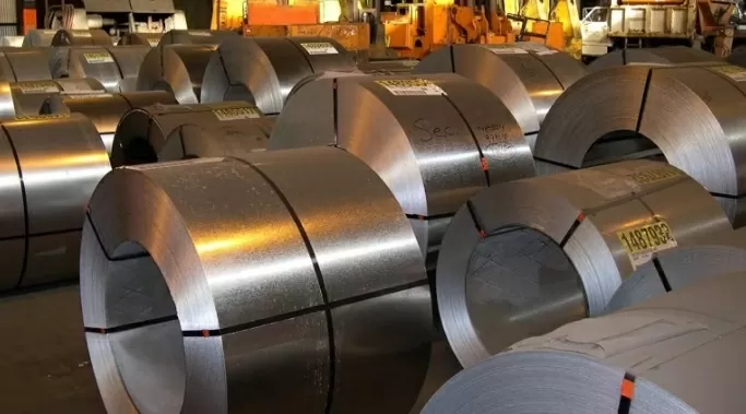 Cuộn thép thành phẩm tại Nhà máy Irvin của US Steel ở West Mifflin, Pennsylvania. (Ảnh của US Steel)