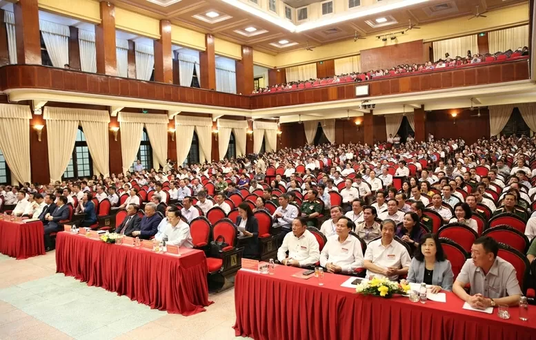 Hội nghị toàn quốc tập huấn về tổ chức và hoạt động của tổ chức Đảng, chính quyền, Mặt trận Tổ quốc, đoàn thể: 11.000 điểm cầu, 1,5 triệu đại biểu